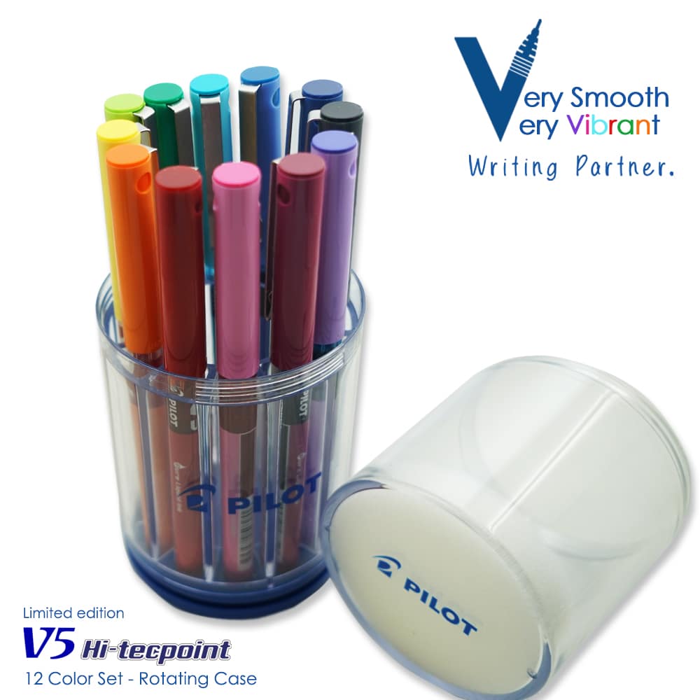 SIGN PEN (Pilot) V5 Hi-TechPoint 0.5 Bx-V5 - Black, Red and Blue - Supplies  24/7 Delivery